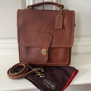 🌻🌼Vtg Coach Station 5130 tan leather Crossbody Bag